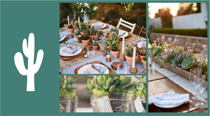 ideas for different kind of table arrangement for a luxury event